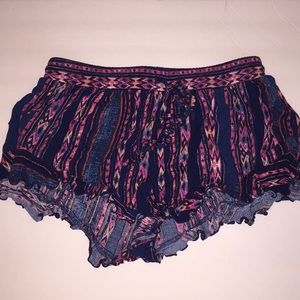 Flowy dark colored shorts